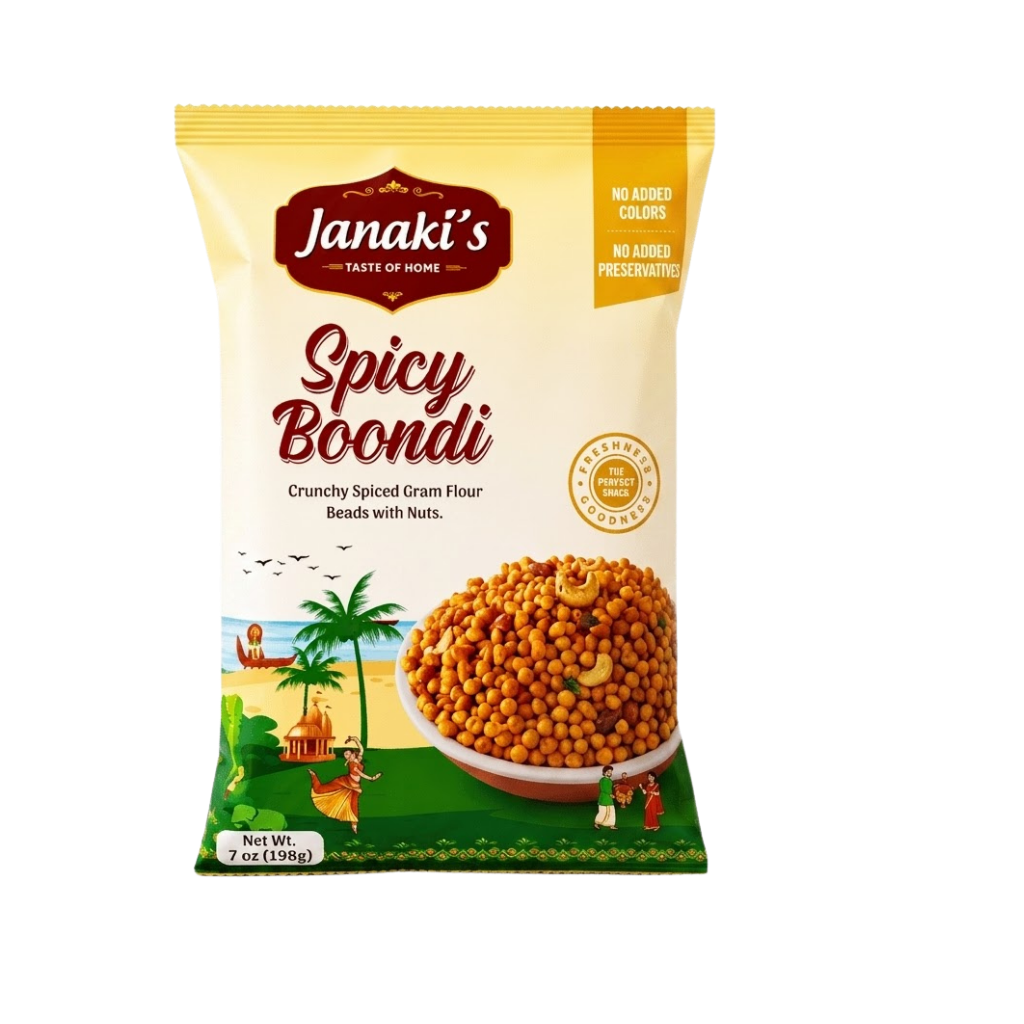 Janaki's Spicy Boondi 7 oz buy online USA - 1